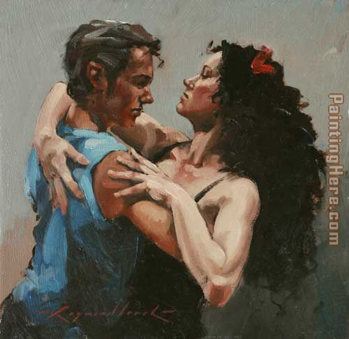Sweet Surrender painting - Flamenco Dancer Sweet Surrender art painting